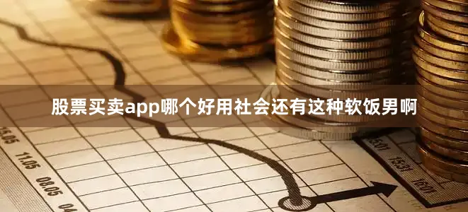 股票买卖app哪个好用社会还有这种软饭男啊